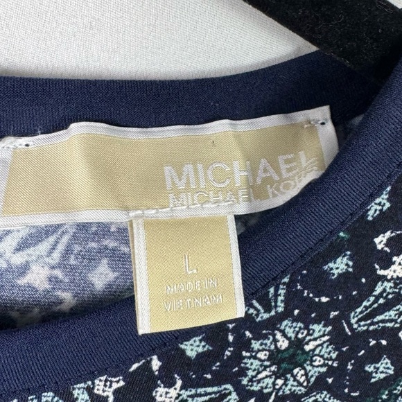 MICHAEL Michael Kors Navy Blue Dress Women’s Size L - Picture 3 of 4